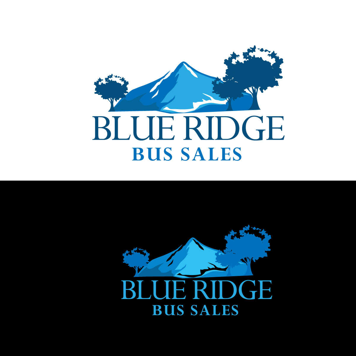 Logo Design by Dhimant Maloo for Blue Ridge Bus Sales, Inc. | Design #34654108