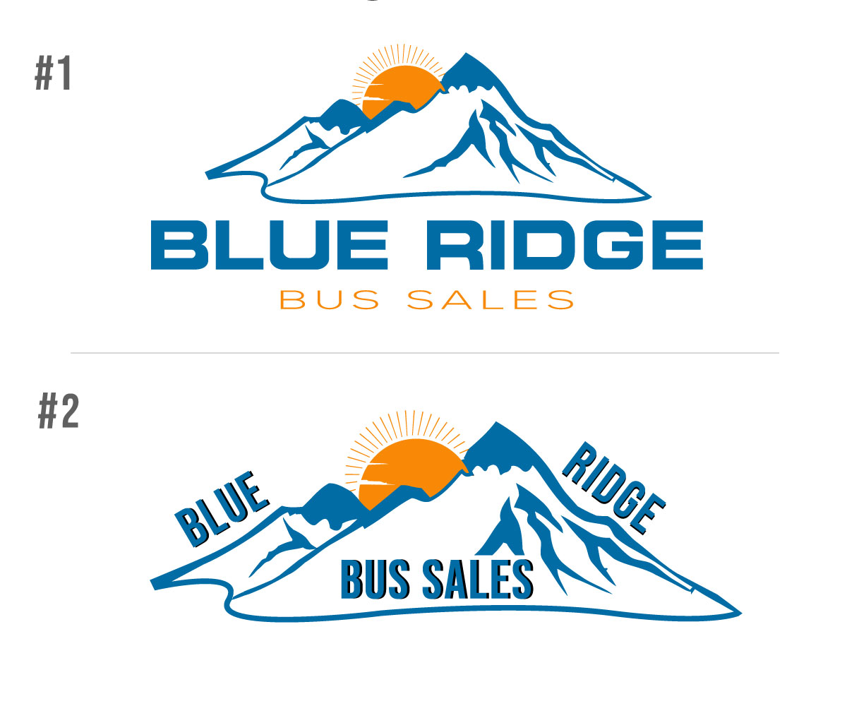 Logo Design by Carlie96 for Blue Ridge Bus Sales, Inc. | Design #34668650