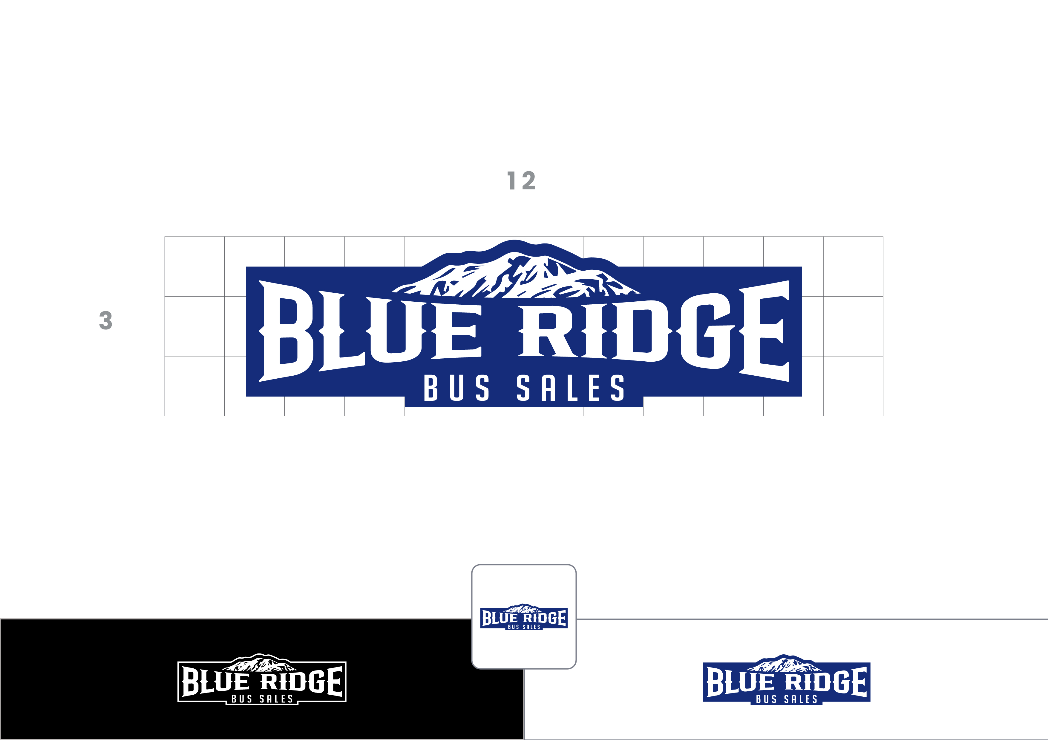 Logo Design by ~idiaz~ for Blue Ridge Bus Sales, Inc. | Design #34662512