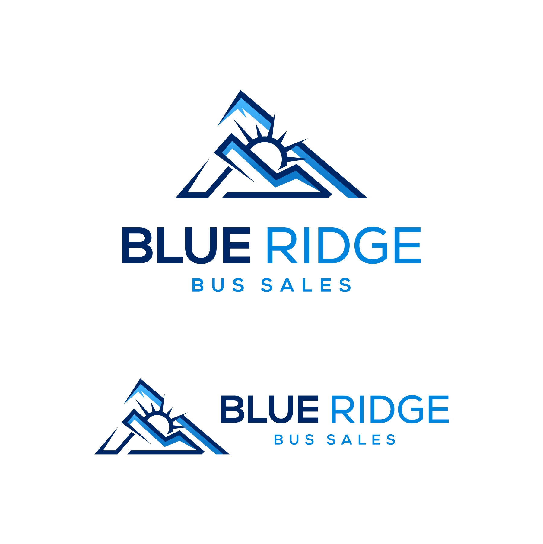 Logo Design by debdesign for Blue Ridge Bus Sales, Inc. | Design #34651193