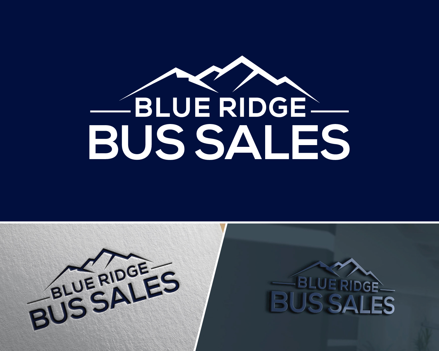 Logo Design by Atec for Blue Ridge Bus Sales, Inc. | Design #34659619