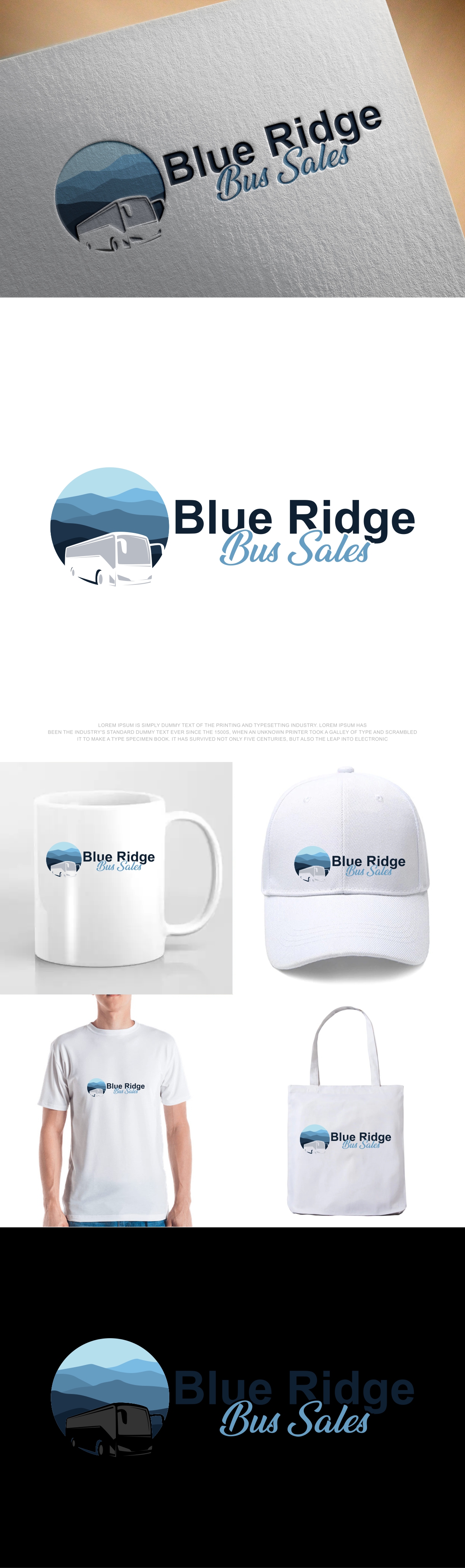 Logo Design by fly  design for Blue Ridge Bus Sales, Inc. | Design #34656493