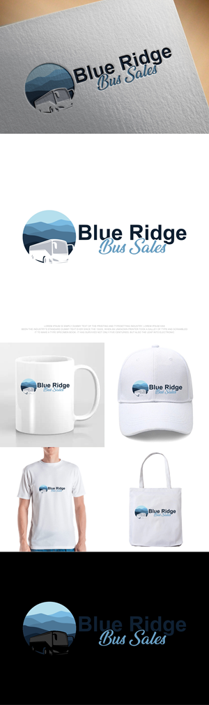 Logo Design by fly  design for Blue Ridge Bus Sales, Inc. | Design: #34656493