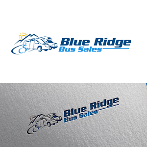 Logo Design by fly  design for Blue Ridge Bus Sales, Inc. | Design: #34658053