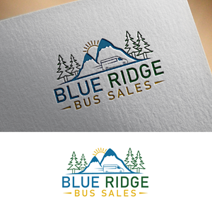 Logo Design by fly  design for Blue Ridge Bus Sales, Inc. | Design: #34658054