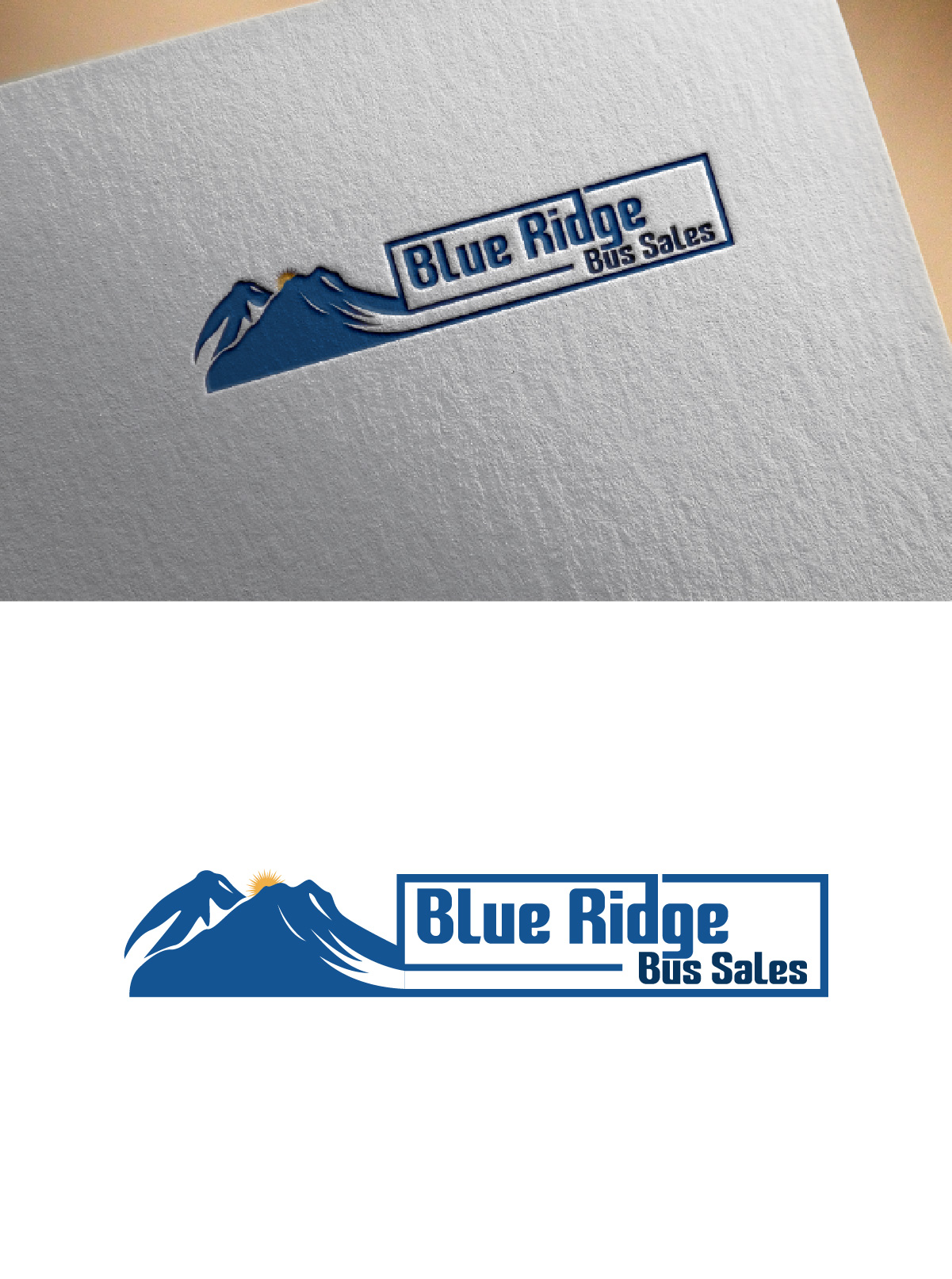 Logo Design by fly  design for Blue Ridge Bus Sales, Inc. | Design #34658059