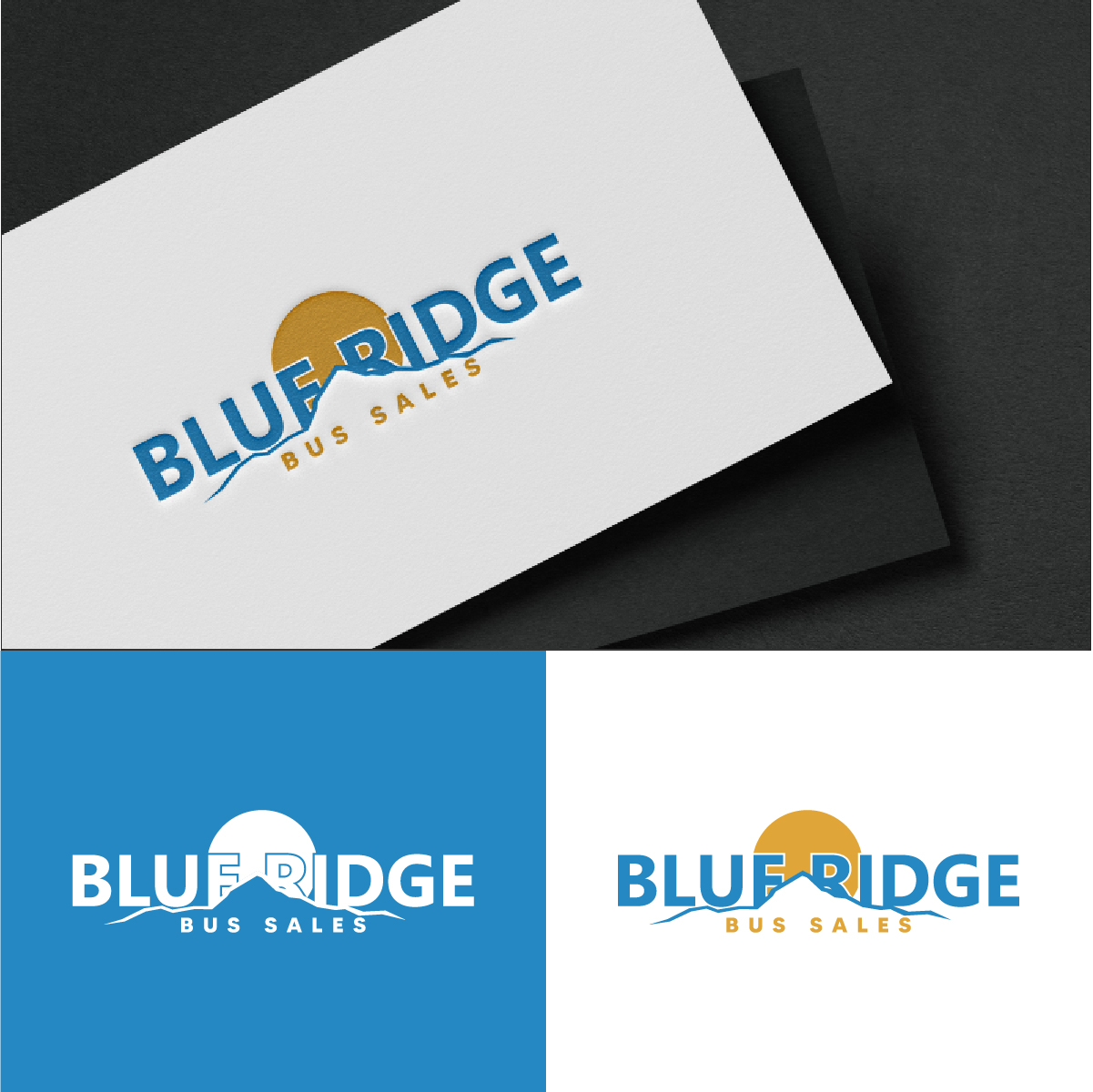 Logo Design by fly  design for Blue Ridge Bus Sales, Inc. | Design #34658060