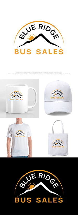 Logo Design by fly  design for Blue Ridge Bus Sales, Inc. | Design: #34667548