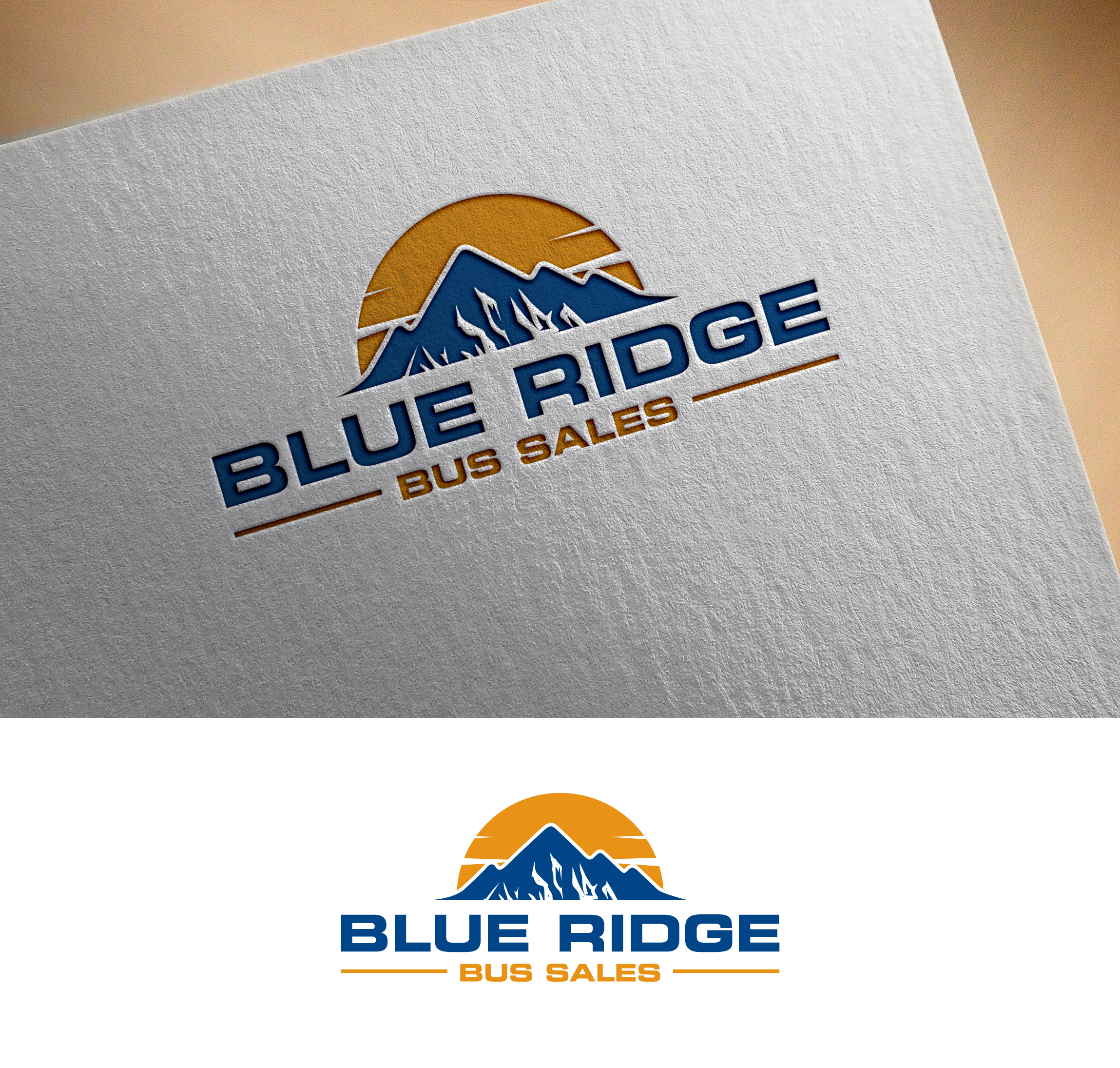 Logo Design by sushsharma99 for Blue Ridge Bus Sales, Inc. | Design #34649909