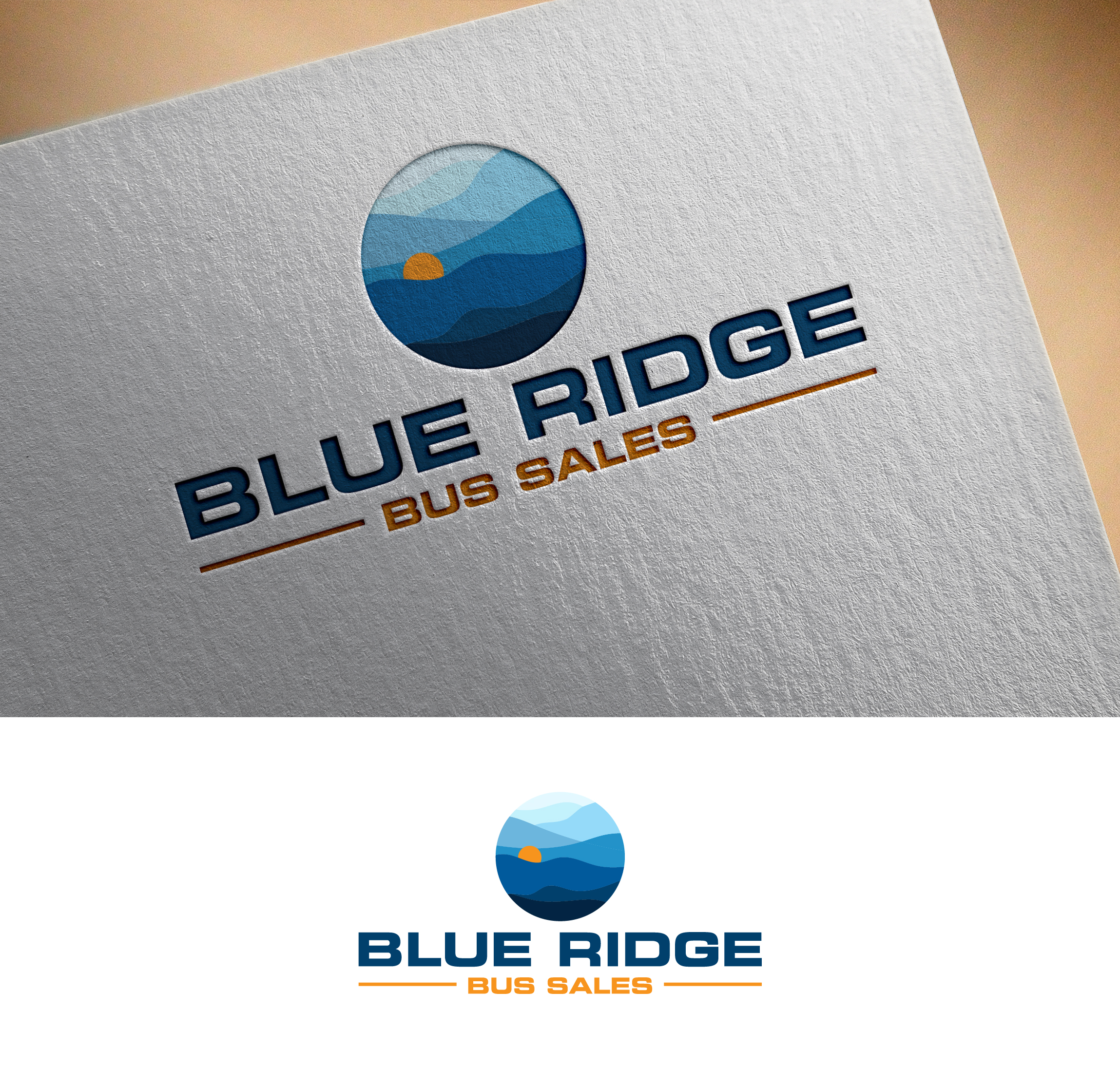 Logo Design by sushsharma99 for Blue Ridge Bus Sales, Inc. | Design #34667039