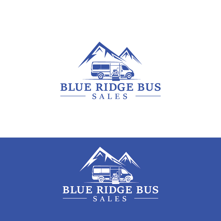 Logo Design by Maxo-Biz for Blue Ridge Bus Sales, Inc. | Design #34666891