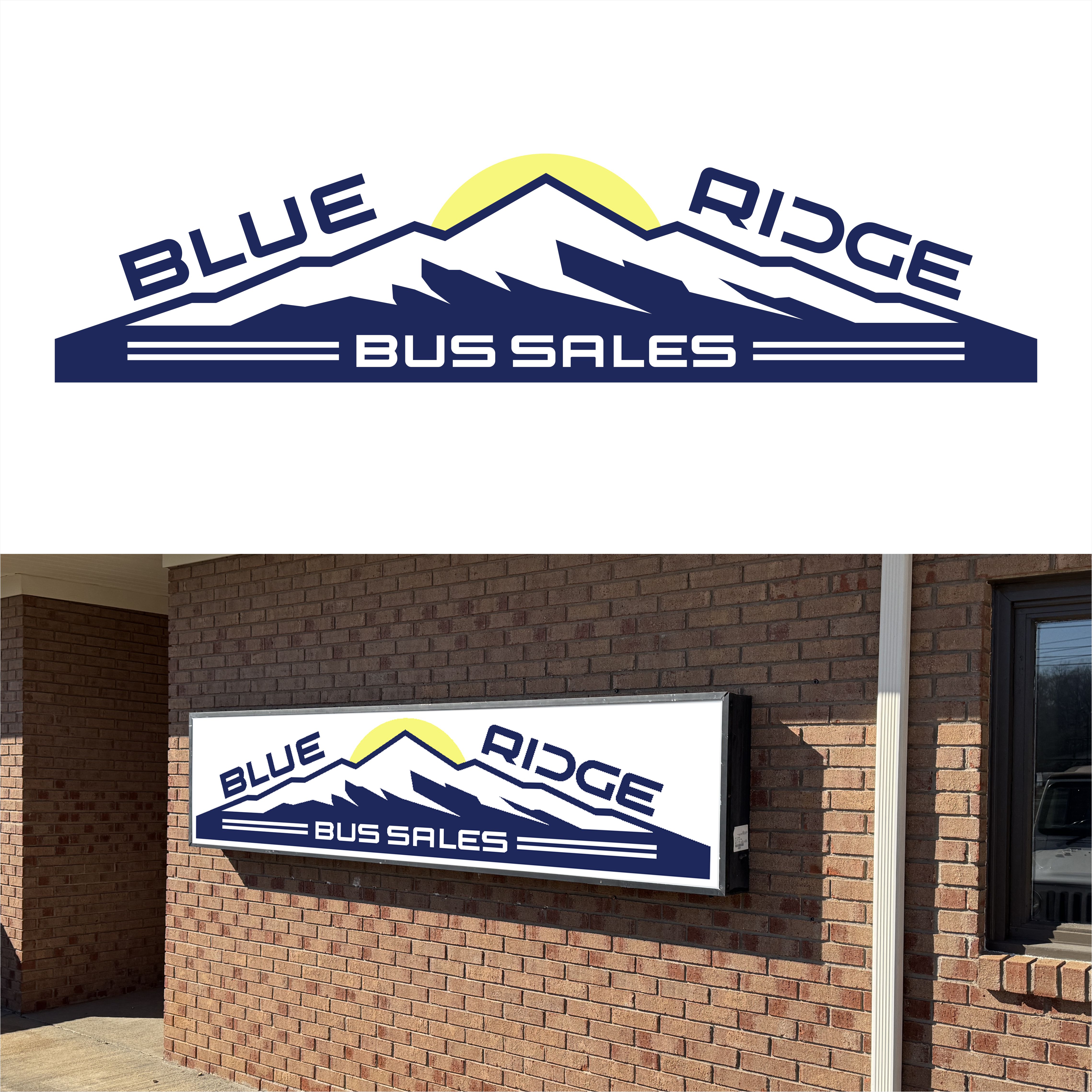 Logo Design by Manggalaraja for Blue Ridge Bus Sales, Inc. | Design #34665609