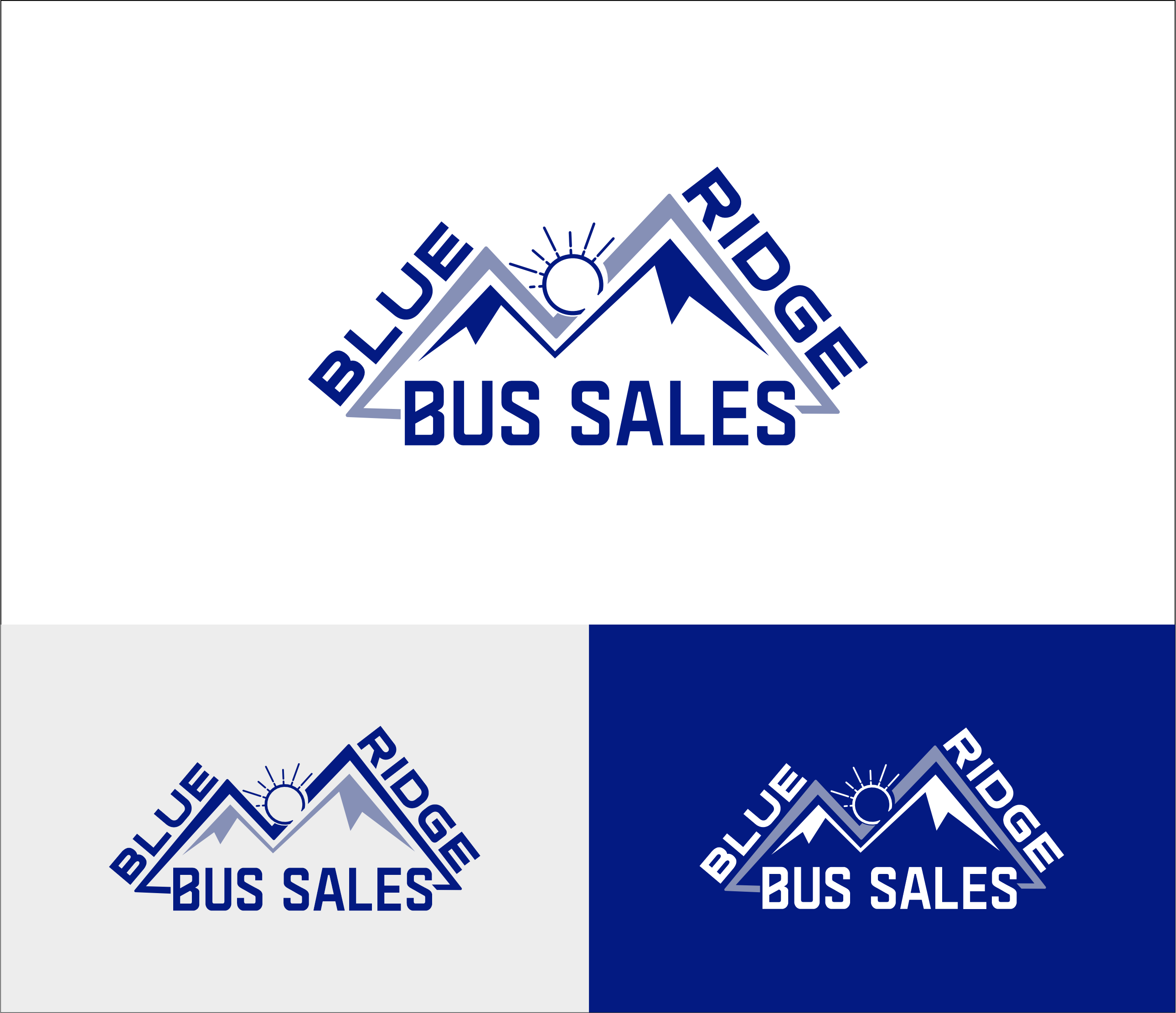 Logo-Design von Udaya G für Blue Ridge Bus Sales, Inc. | Design #34666994