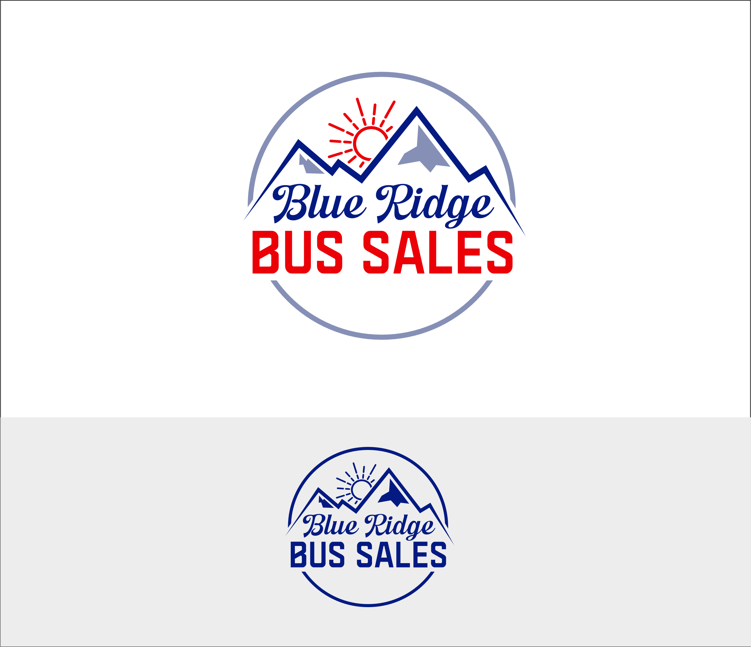 Logo-Design von Udaya G für Blue Ridge Bus Sales, Inc. | Design #34669723
