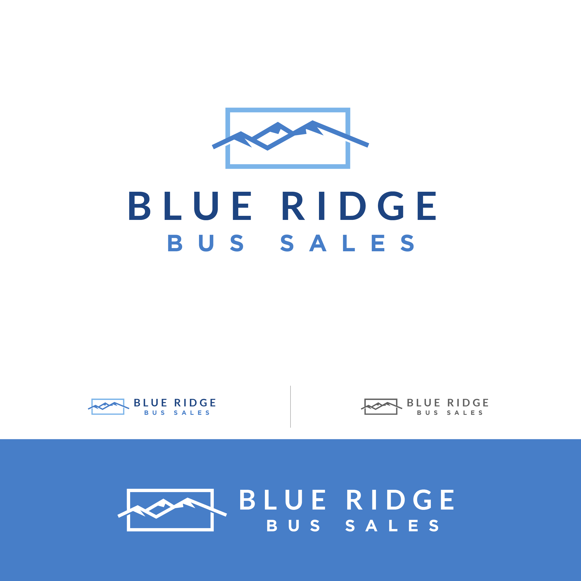 Logo Design by BerhasilKabeh for Blue Ridge Bus Sales, Inc. | Design #34669040