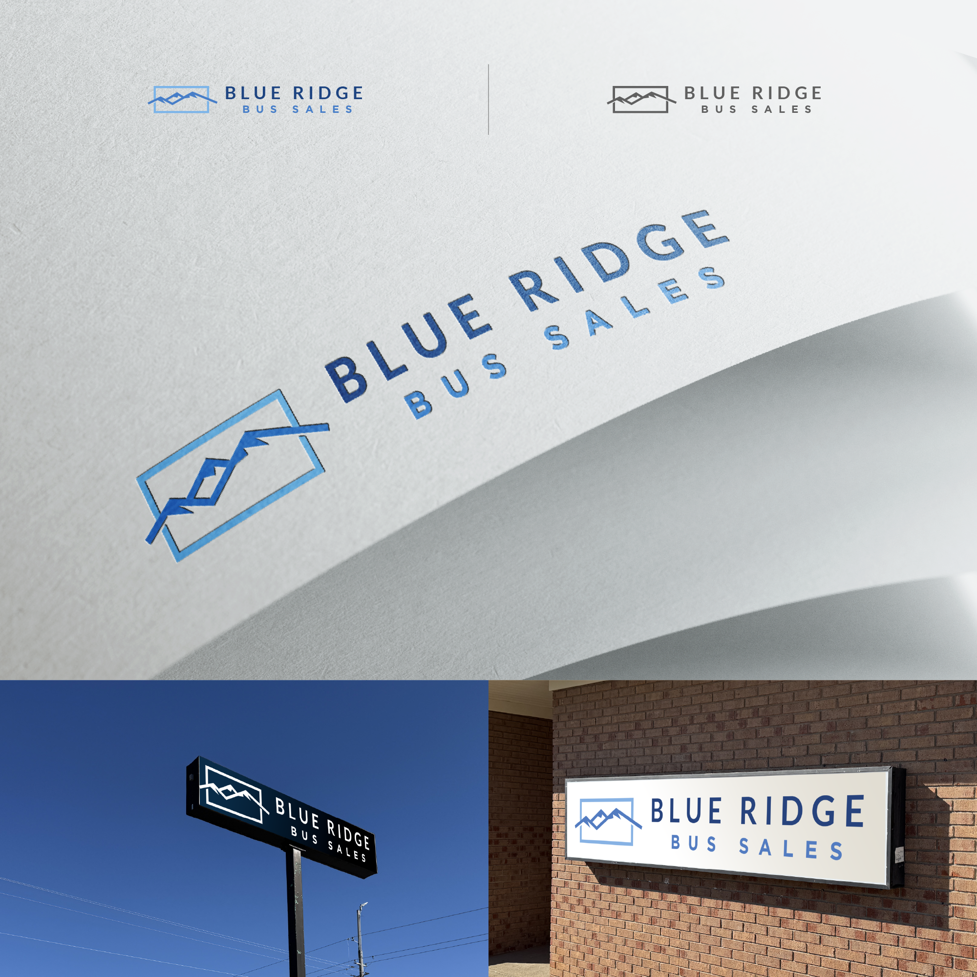 Logo Design by BerhasilKabeh for Blue Ridge Bus Sales, Inc. | Design #34669041