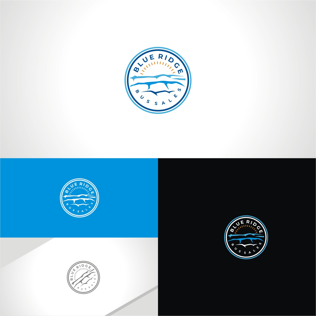 Logo Design by MAhi2014 for Blue Ridge Bus Sales, Inc. | Design #34650216