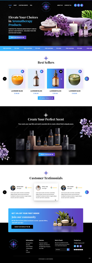 Web Design par pb pour ce projet | Design : #34670327