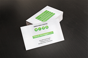 Green Force Electric | Diseño de Tarjeta de Presentación por Ron Mickey
