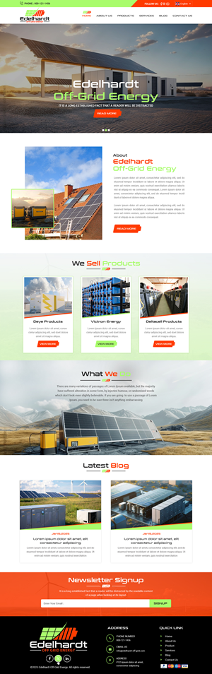 Web Design par Creative Capture pour Edelhardt | Design : #34681994