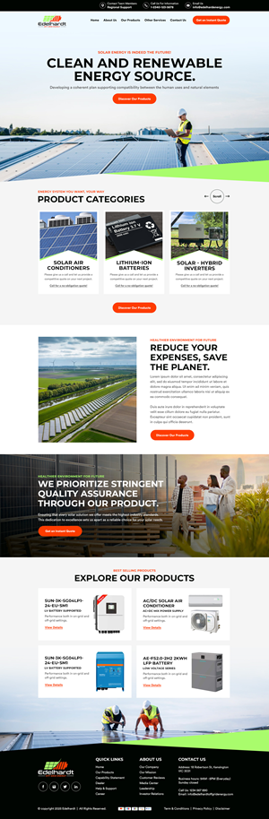 Web Design par IDesign1606 pour Edelhardt | Design : #34711536