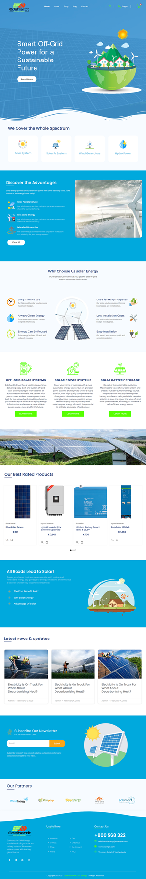 Web Design par Panther_X pour Edelhardt | Design : #34703337
