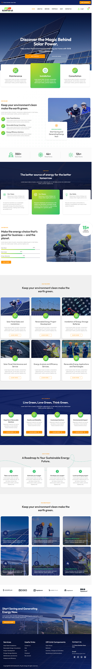 Web Design par Panther_X pour Edelhardt | Design : #34706201