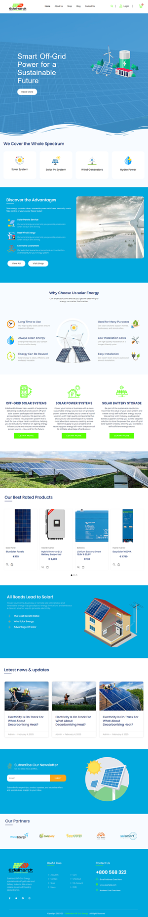 Web Design par Panther_X pour Edelhardt | Design : #34711171
