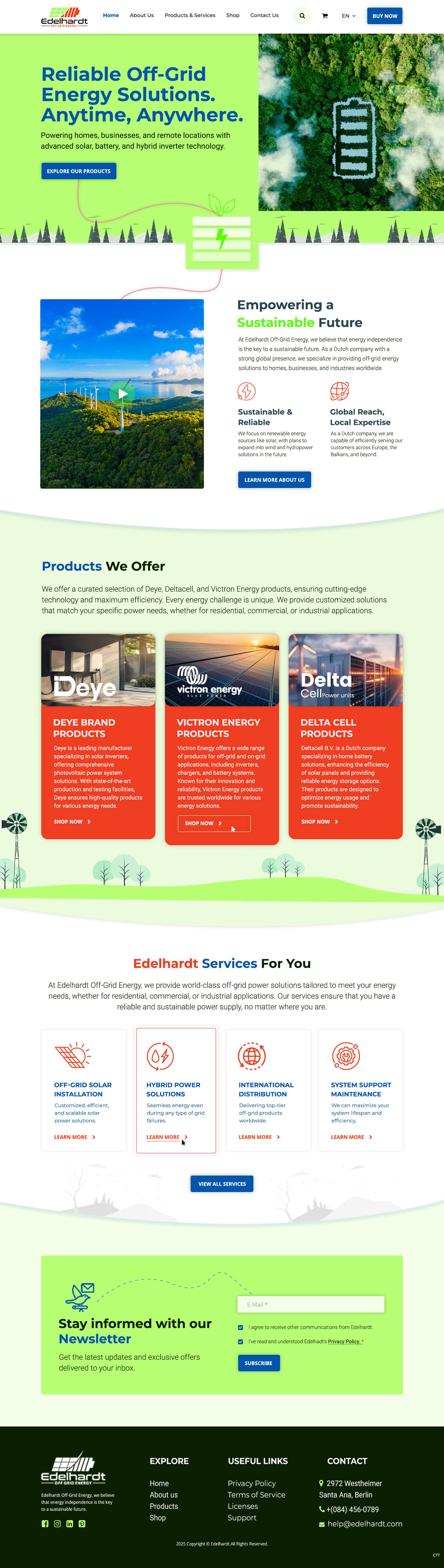 Web Design by pb for Edelhardt | Design #34670264