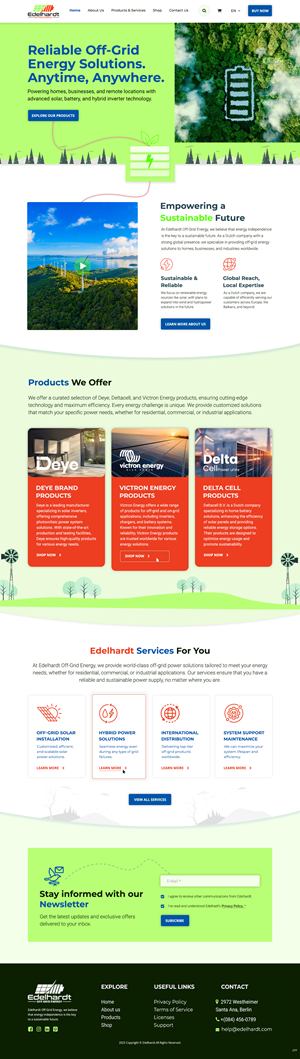 Web Design par pb pour Edelhardt | Design : #34670264