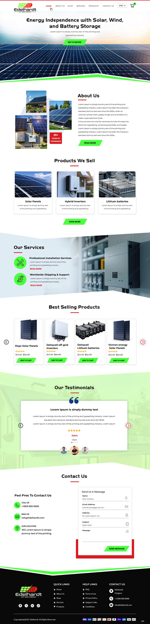 Web Design by pb for Edelhardt | Design: #34670271