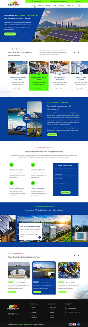Web Design by pb for Edelhardt | Design: #34670273