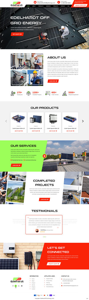 Web Design by pb for Edelhardt | Design: #34670283