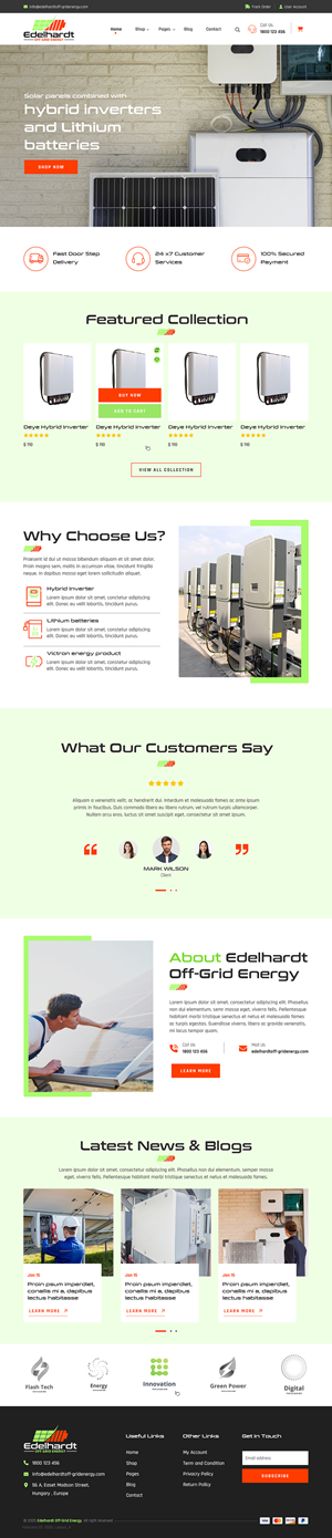 Web Design par sai.designer87 pour Edelhardt | Design : #34699971
