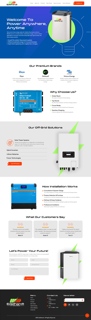 Diseño Web por nzdesigners para Edelhardt | Diseño #34670495