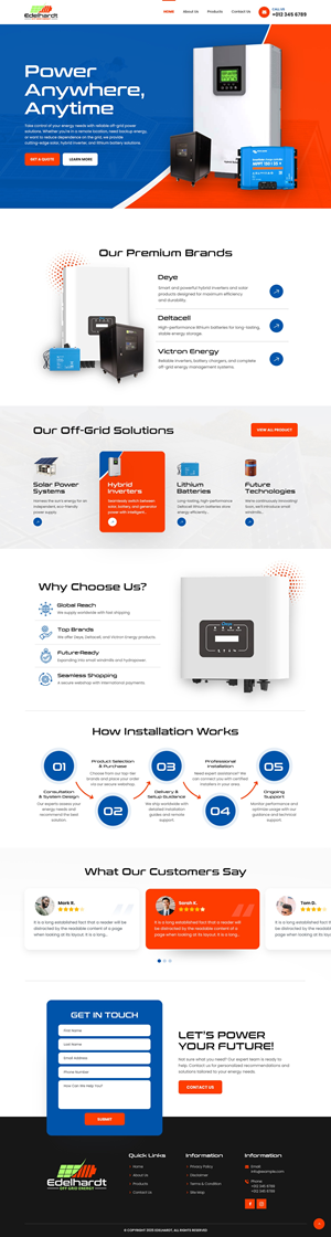 Web Design par nzdesigners pour Edelhardt | Design : #34679056
