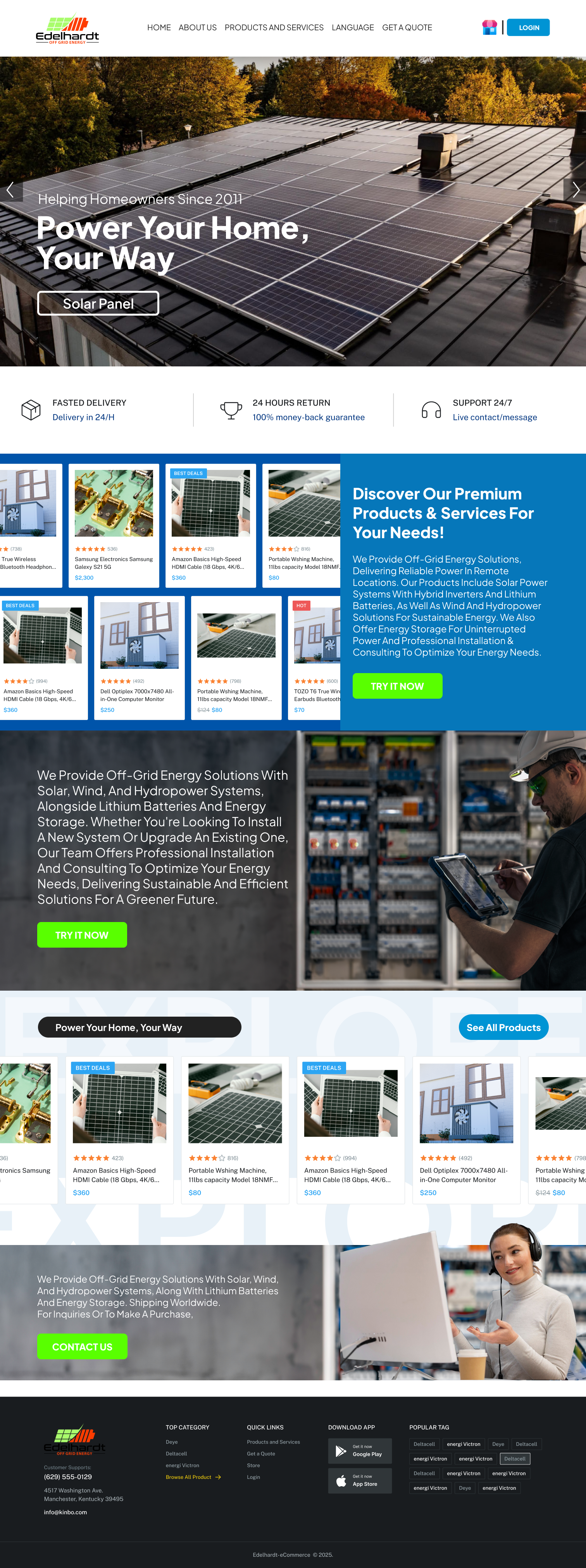 Web-Design von Taufik H für Edelhardt | Design #34684960