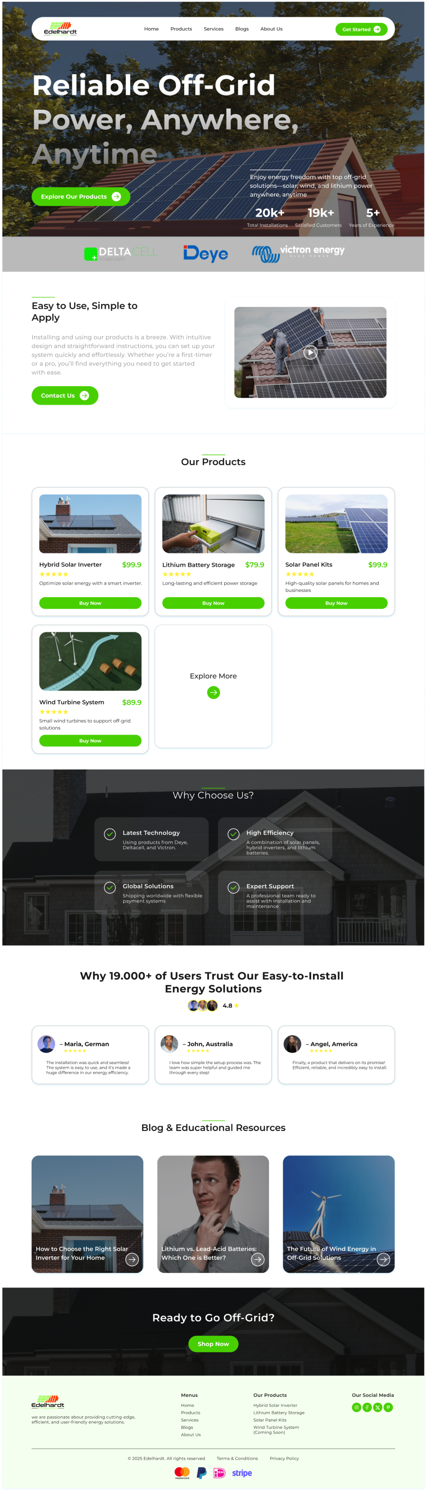 Web Design by Taufik H for Edelhardt | Design #34685166
