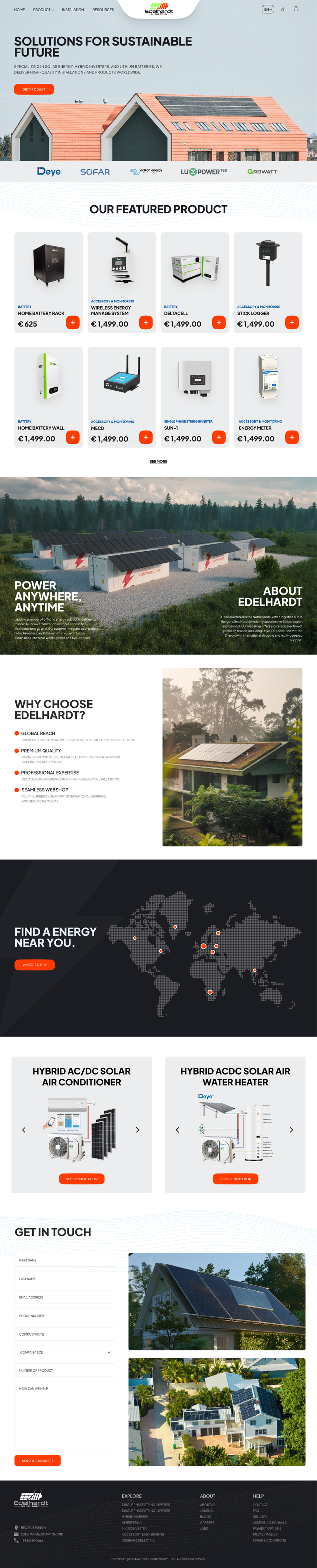 Web Design by Taufik H for Edelhardt | Design #34685198