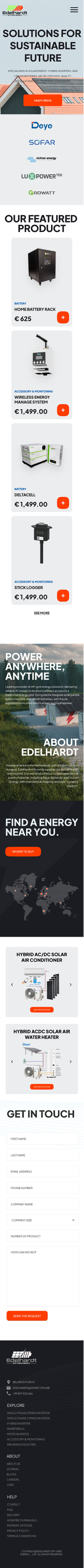 Web Design par Taufik H pour Edelhardt | Design #34685199