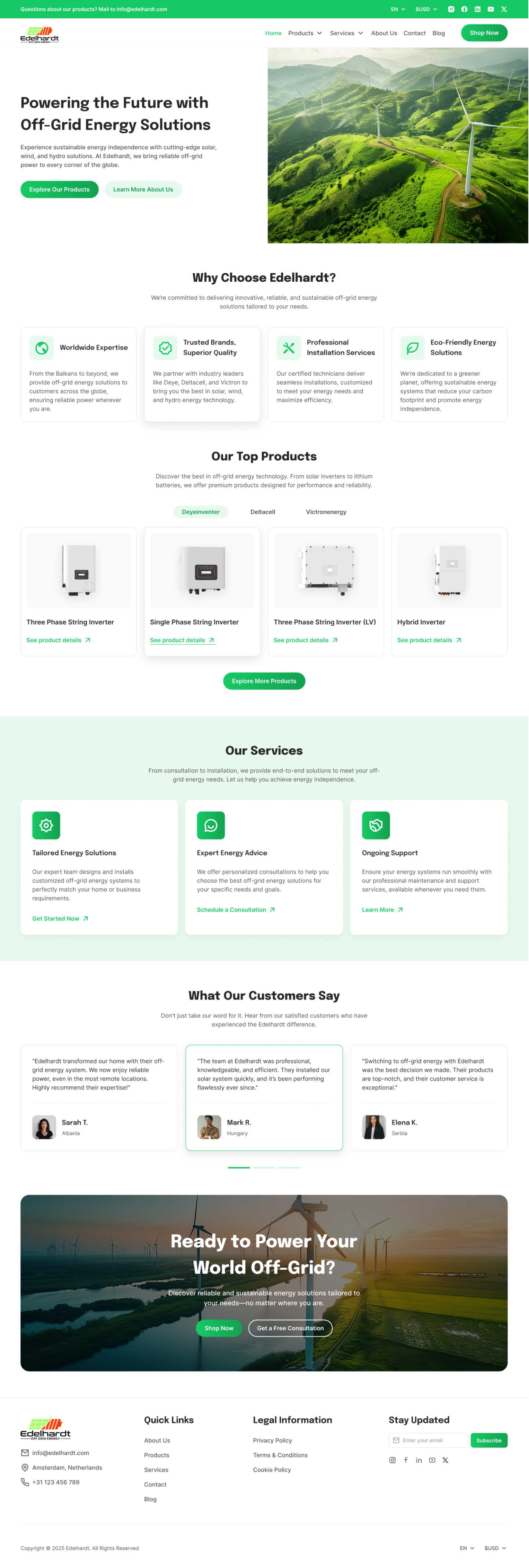 Web-Design von Taufik H für Edelhardt | Design #34685236