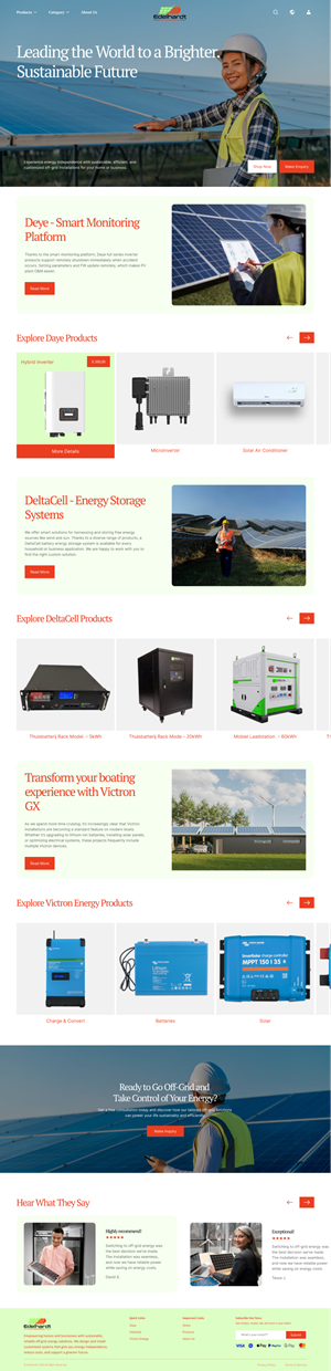 Web Design par Taufik H pour Edelhardt | Design : #34685261
