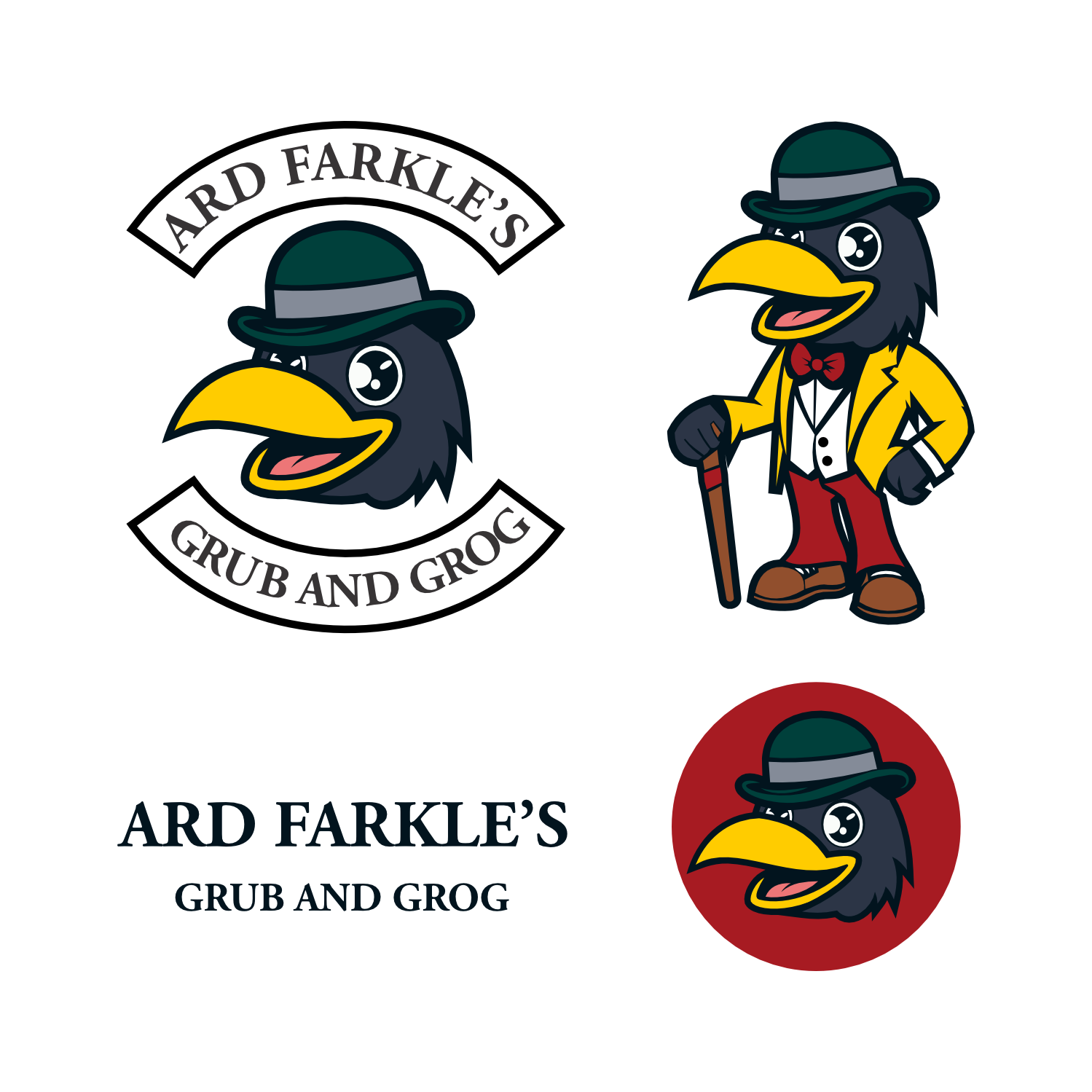 Character Design by ThiagoB for Ard Farkle’s Grub and Grog | Design #34670005
