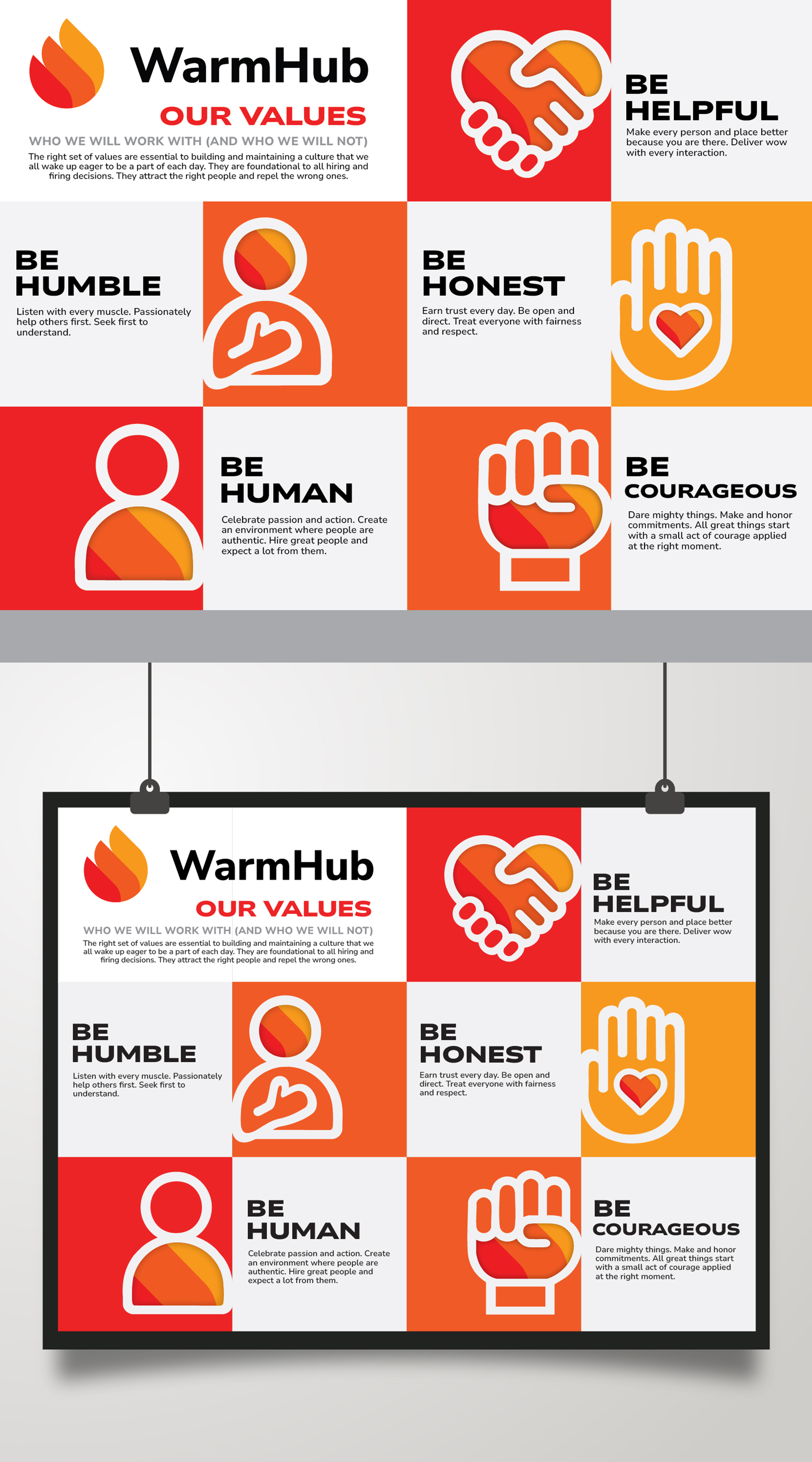 Diseño Gráfico por apolgv para WarmHub | Diseño #34668078