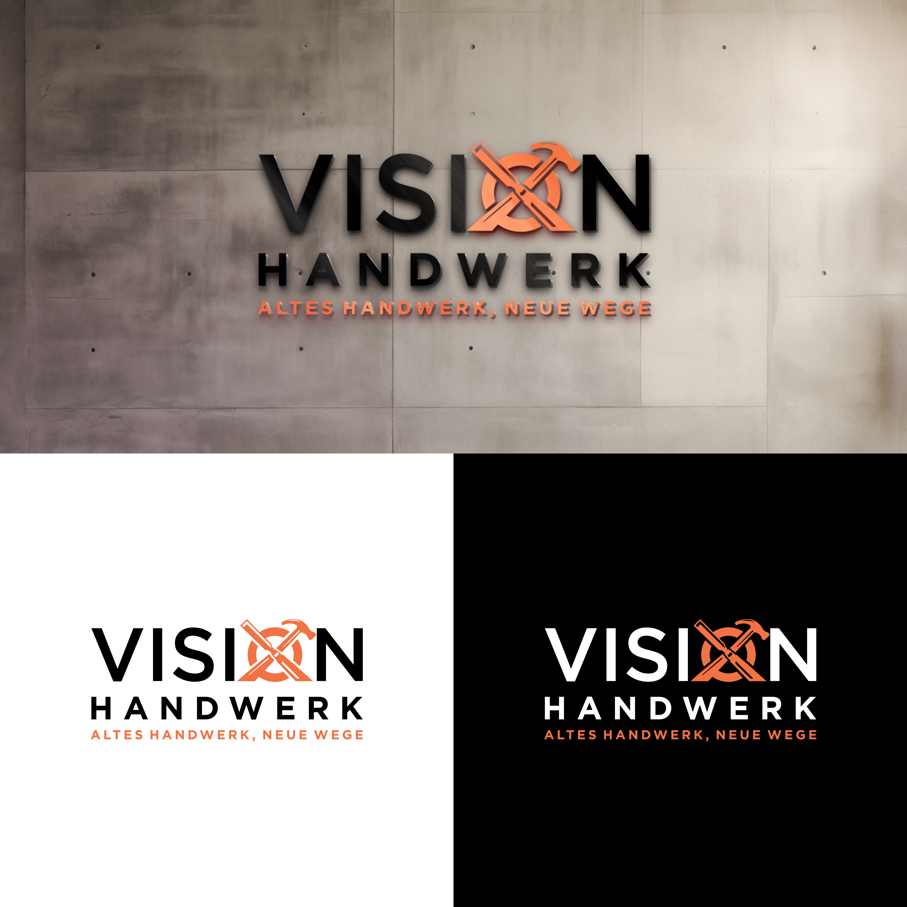 Diseño de Logo por syad666 para Vision Handwerk GmbH | Diseño #34683956