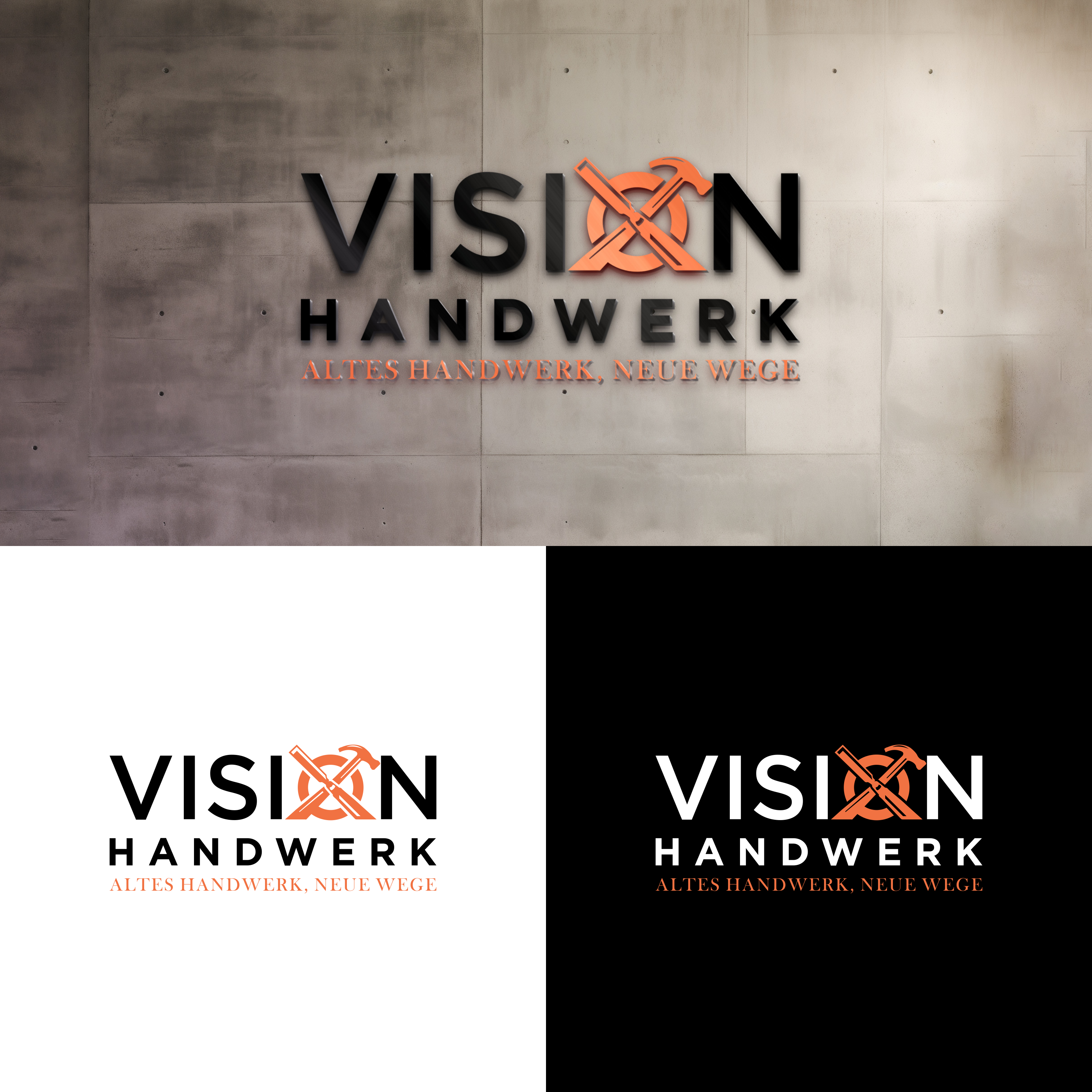 Logo Design by syad666 for Vision Handwerk GmbH | Design #34696955