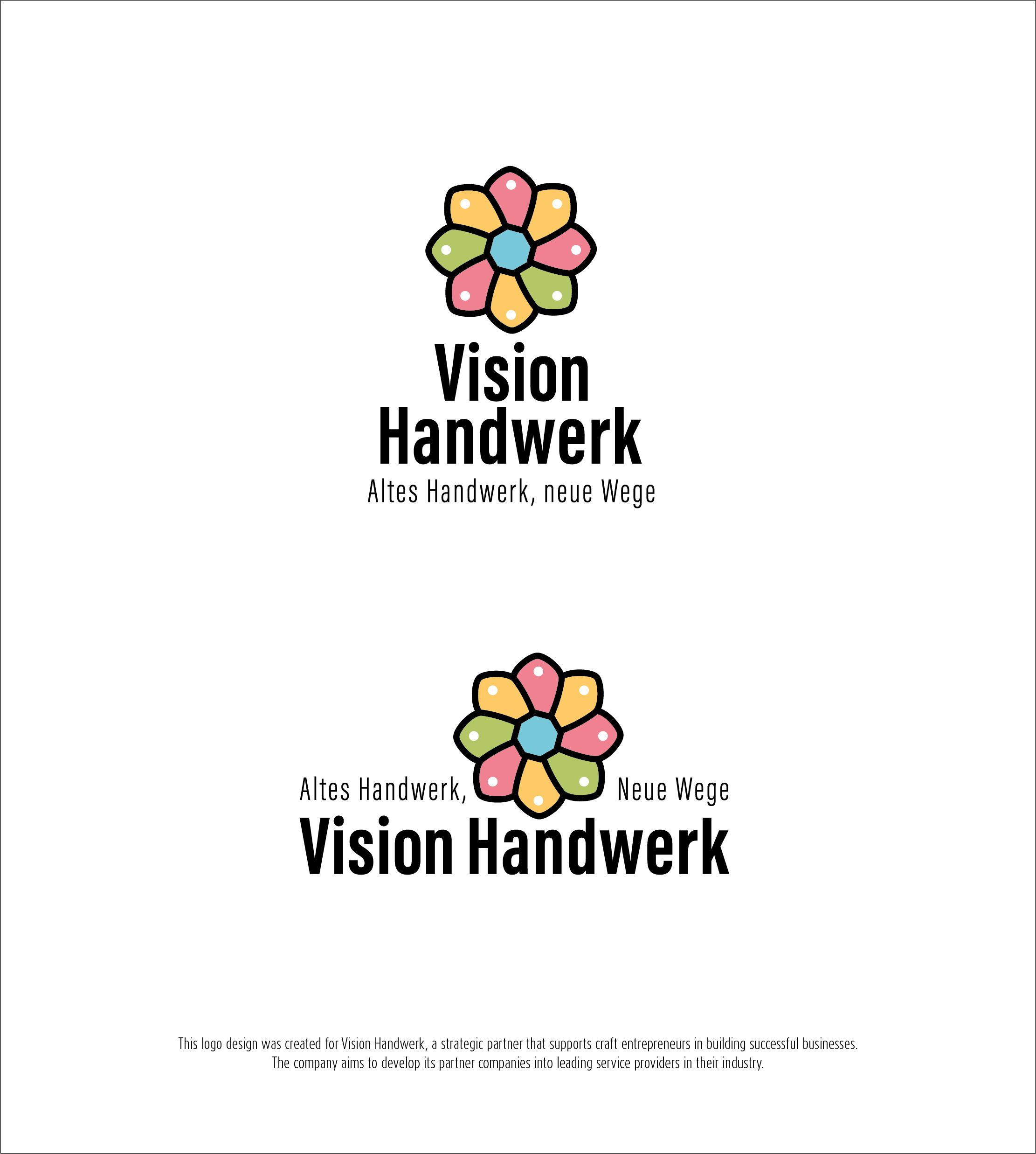 Logo-Design von AndyMang für Vision Handwerk GmbH | Design #34688740