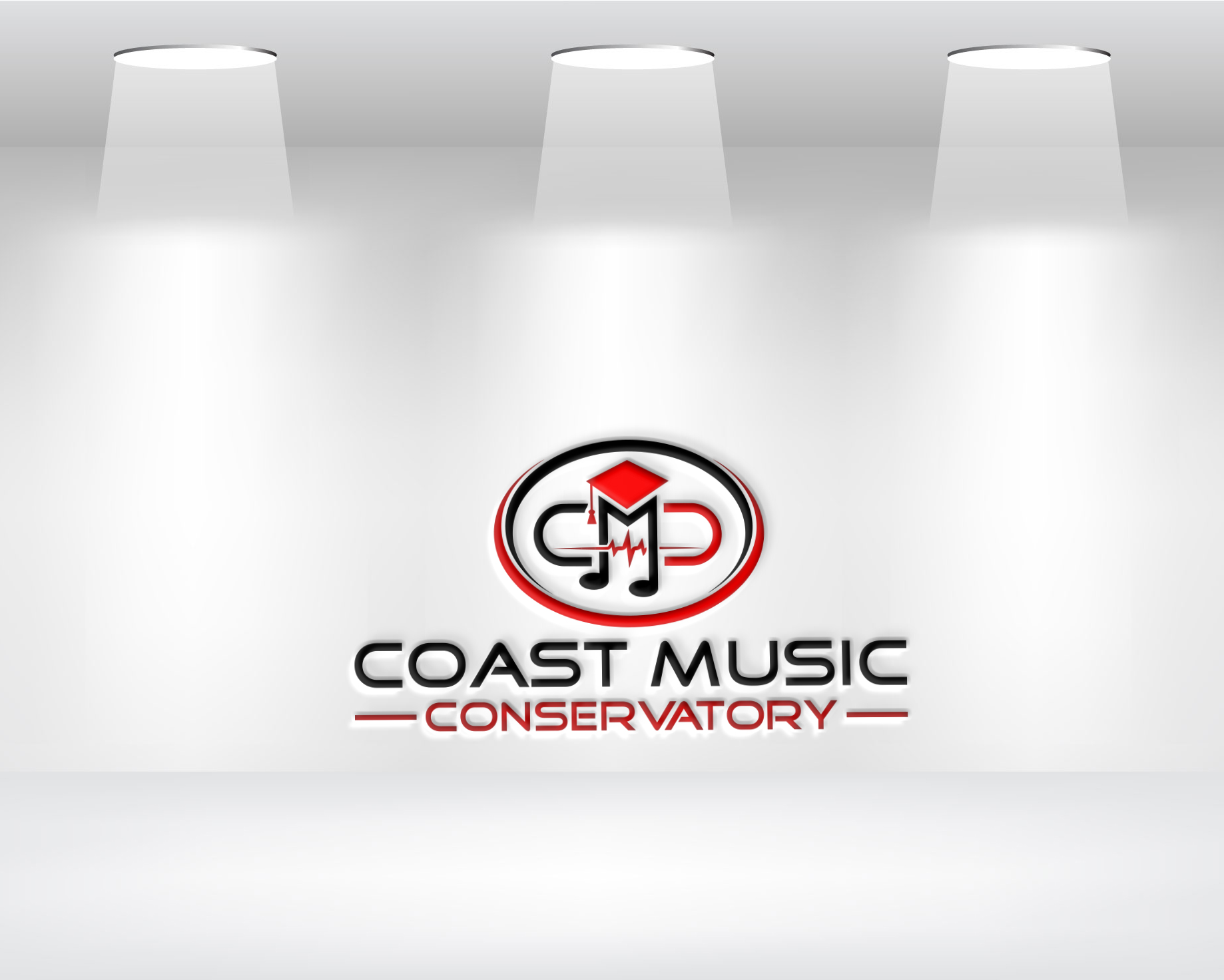 Logo Design by Daniel Khan for Coast Music Conservatory | Design #34689981