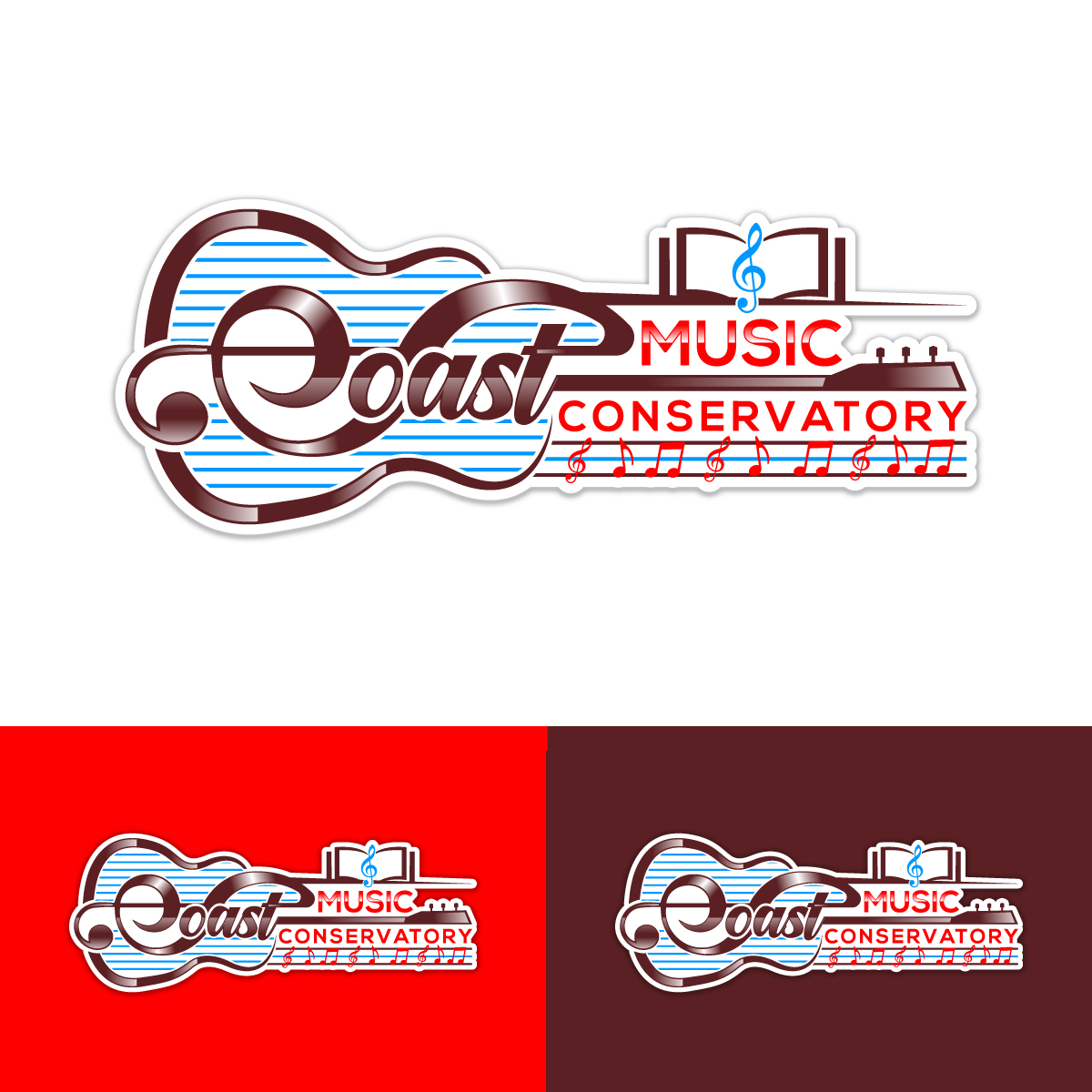 Logo Design by Suvendu.S for Coast Music Conservatory | Design #34724361