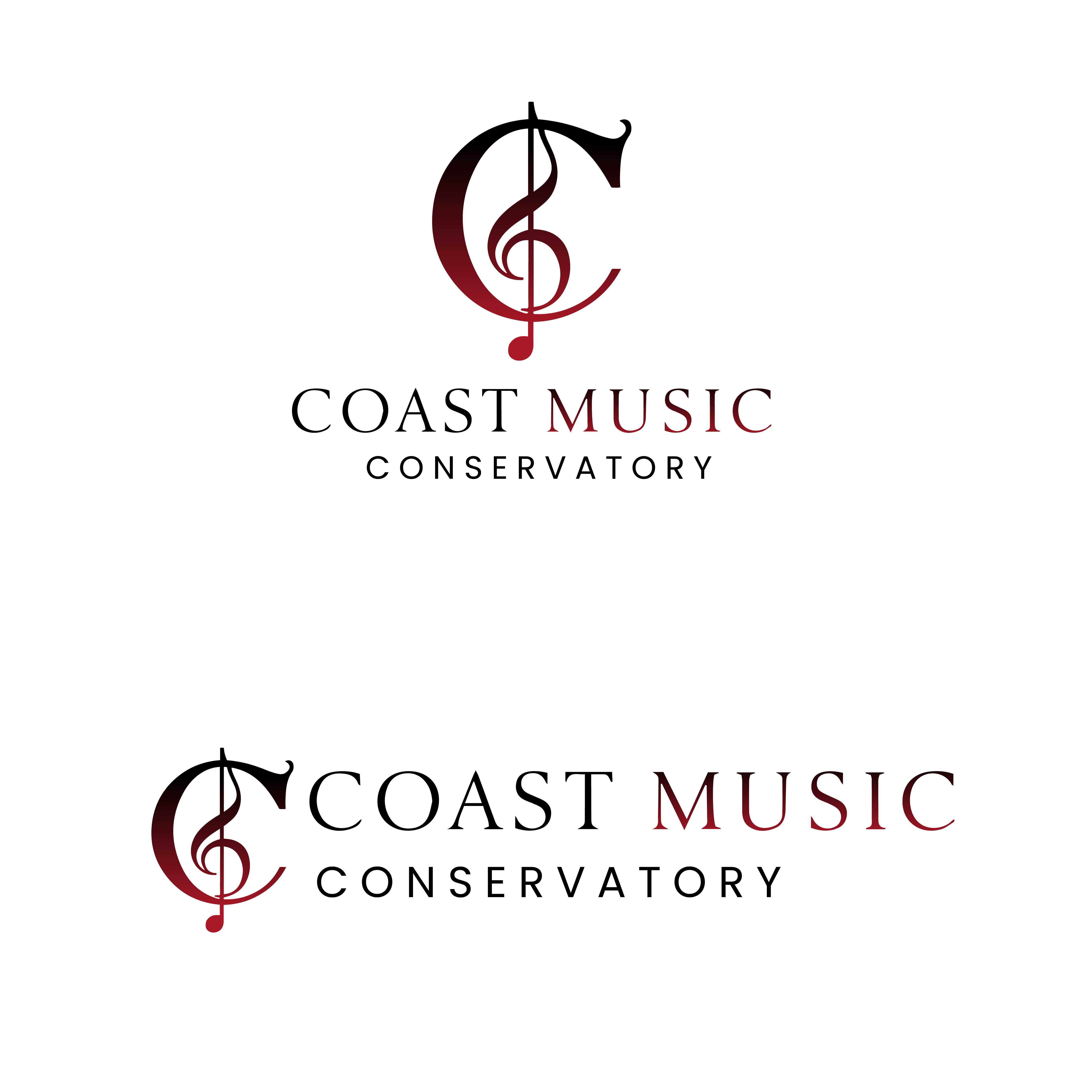 Logo-Design von Shariqology für Coast Music Conservatory | Design #34690265